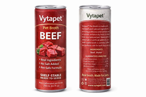 Vytapet Beef Bone Broth - High Protein Meal Topper