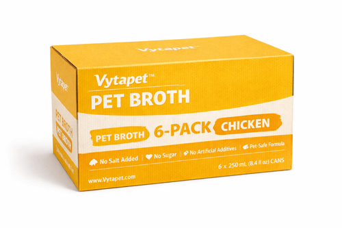 Chicken bone broth for dogs 6 pack
