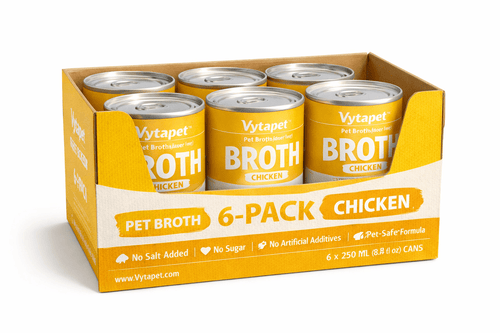 Chicken bone broth for dogs 6 pack